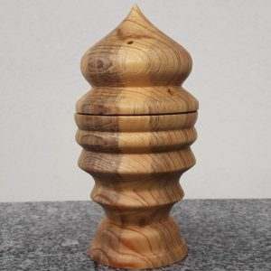 Dose aus altem Fichtenholz, 8 x 15,5 cm