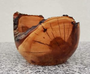 Schälchen aus Apfelholz 9,5 x 7 cm