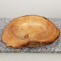 Schale aus altem Ahornholz 21 bis 25 x 6,5 cm