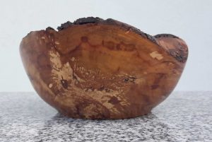 Schälchen aus altem Apfelholz, 14,5 x 5,5 cm
